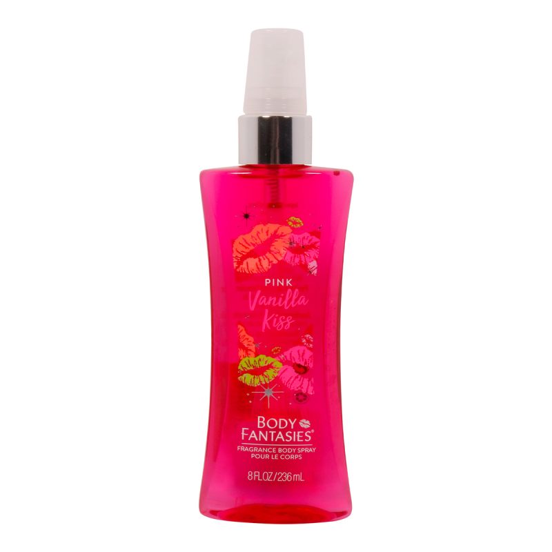 Body Fantasies Body Spray Pink Vanilla Kiss Fantasy 236ml